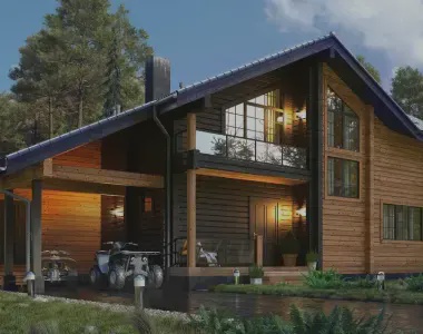 Дом каркасный