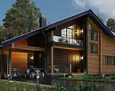 Дом каркасный