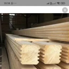 140х140х6.0 Брус клеёный сухой профилированный Гребенка (сосна)