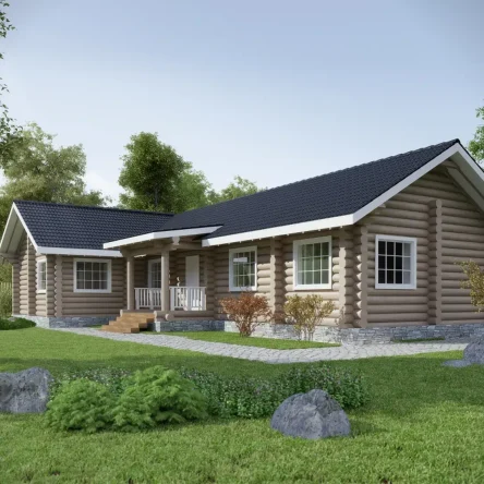 ДОМ ИЗ БРЕВНА ОДНОЭТАЖНЫЙ (04)