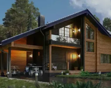 Дом каркасный