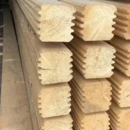 90х140х6.0 Брус сухой профилированный Гребенка (сосна)