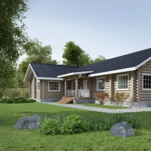 ДОМ ИЗ БРЕВНА ОДНОЭТАЖНЫЙ (04)