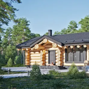 ДОМ ИЗ БРЕВНА ОДНОЭТАЖНЫЙ (02)